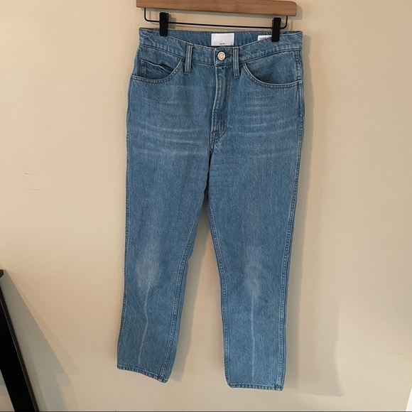 Frame Le Italian Straight Leg  100% Cotton Jeans - Picture 1 of 10